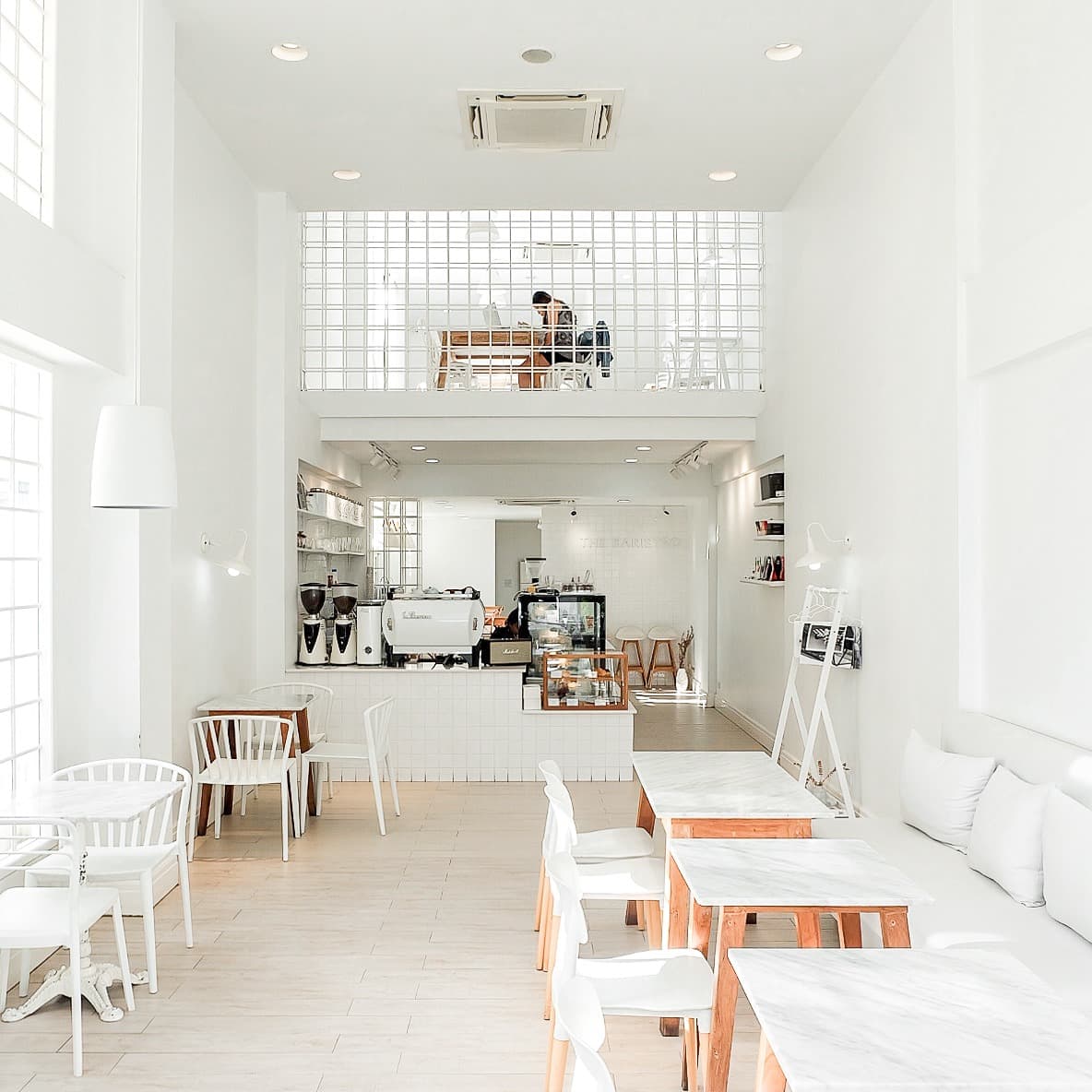 All white interiors
