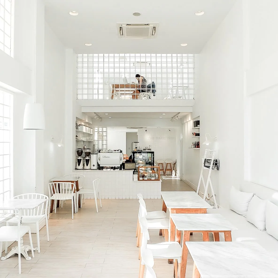 All white interiors