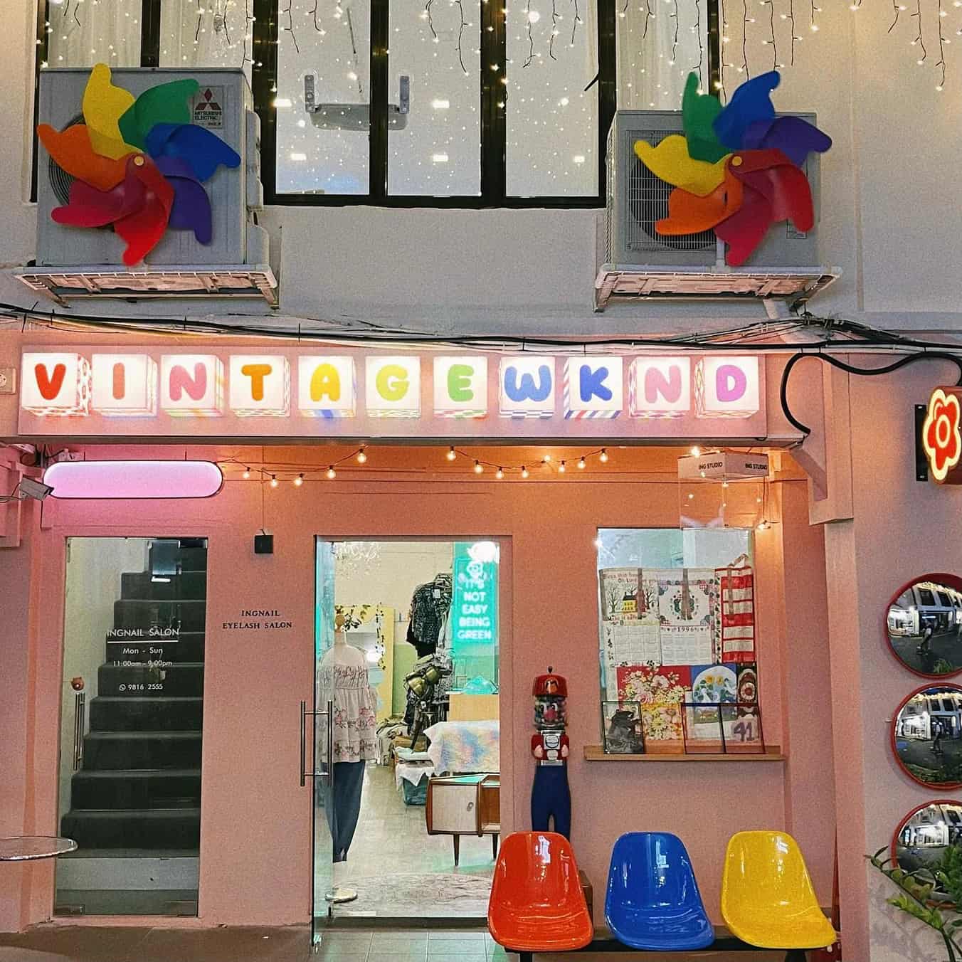 Entrance of this vintage store