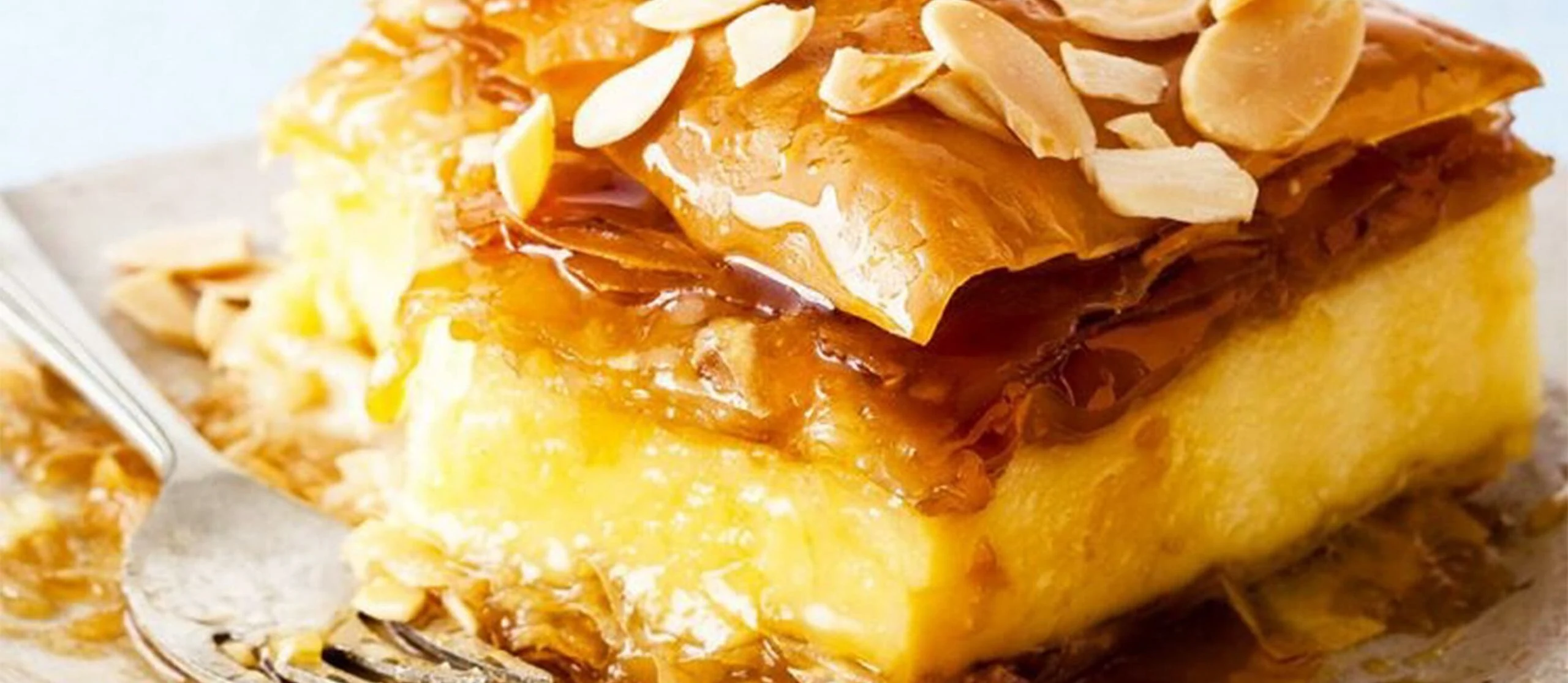 qumeshtor is an albanian baked custard dessert