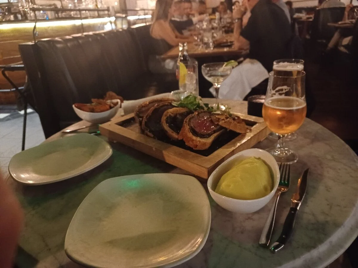 beef wellington from gordon ramsay's heddon street kitchen in london england united kingdom