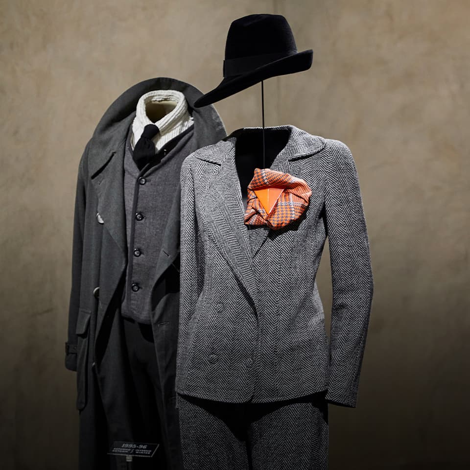 Armani's past fashion designs on exhibit