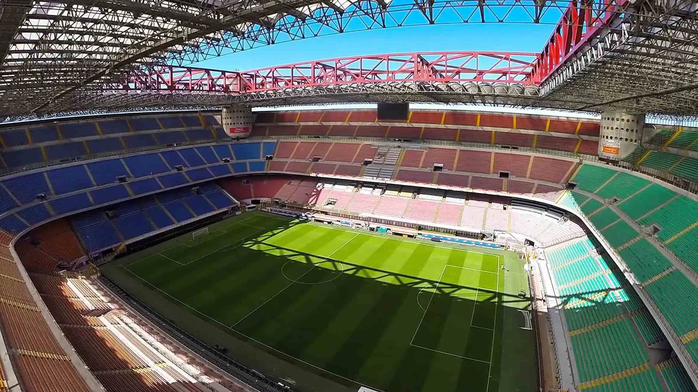 Inside San Siro Stadium