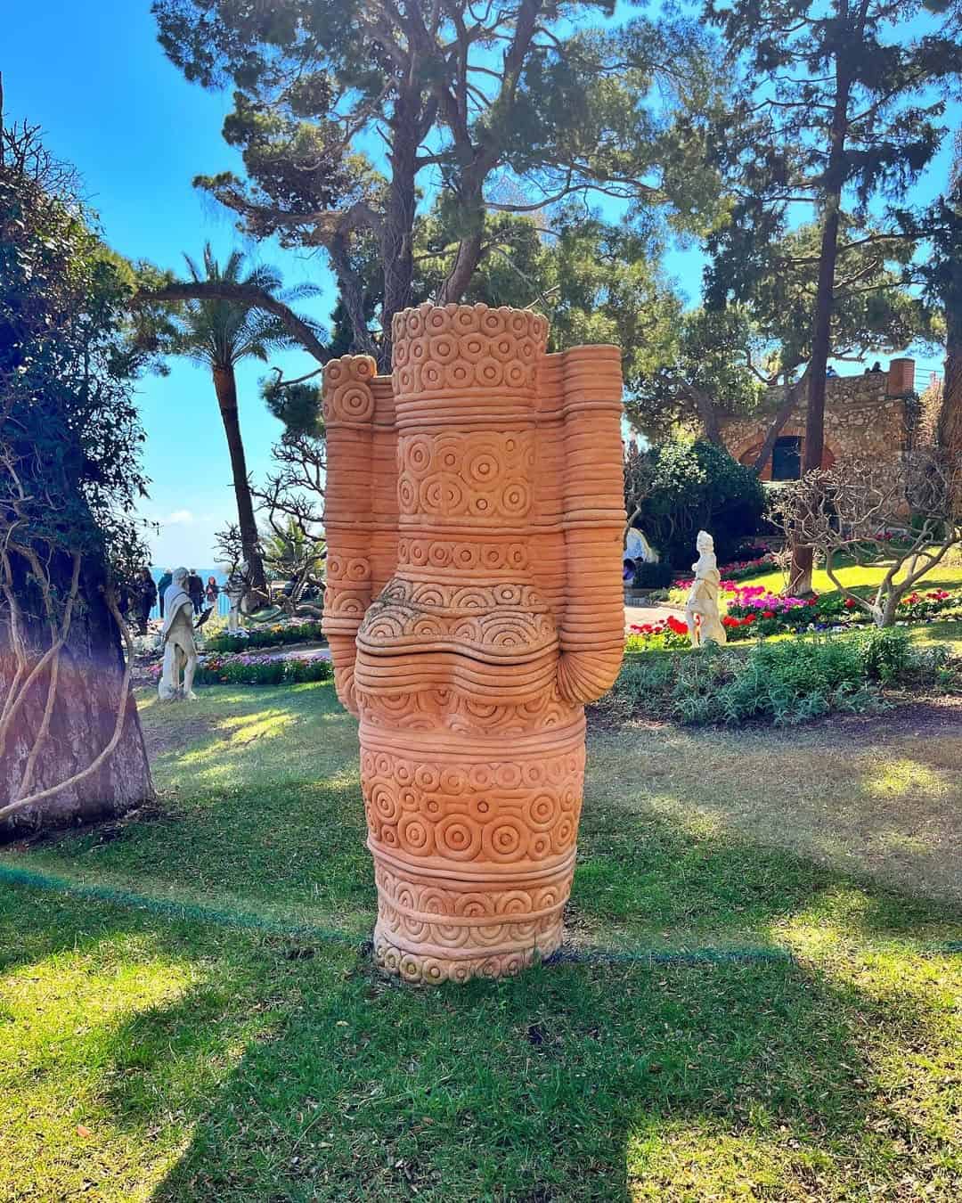 Sculptures within the Gardens of Augustus