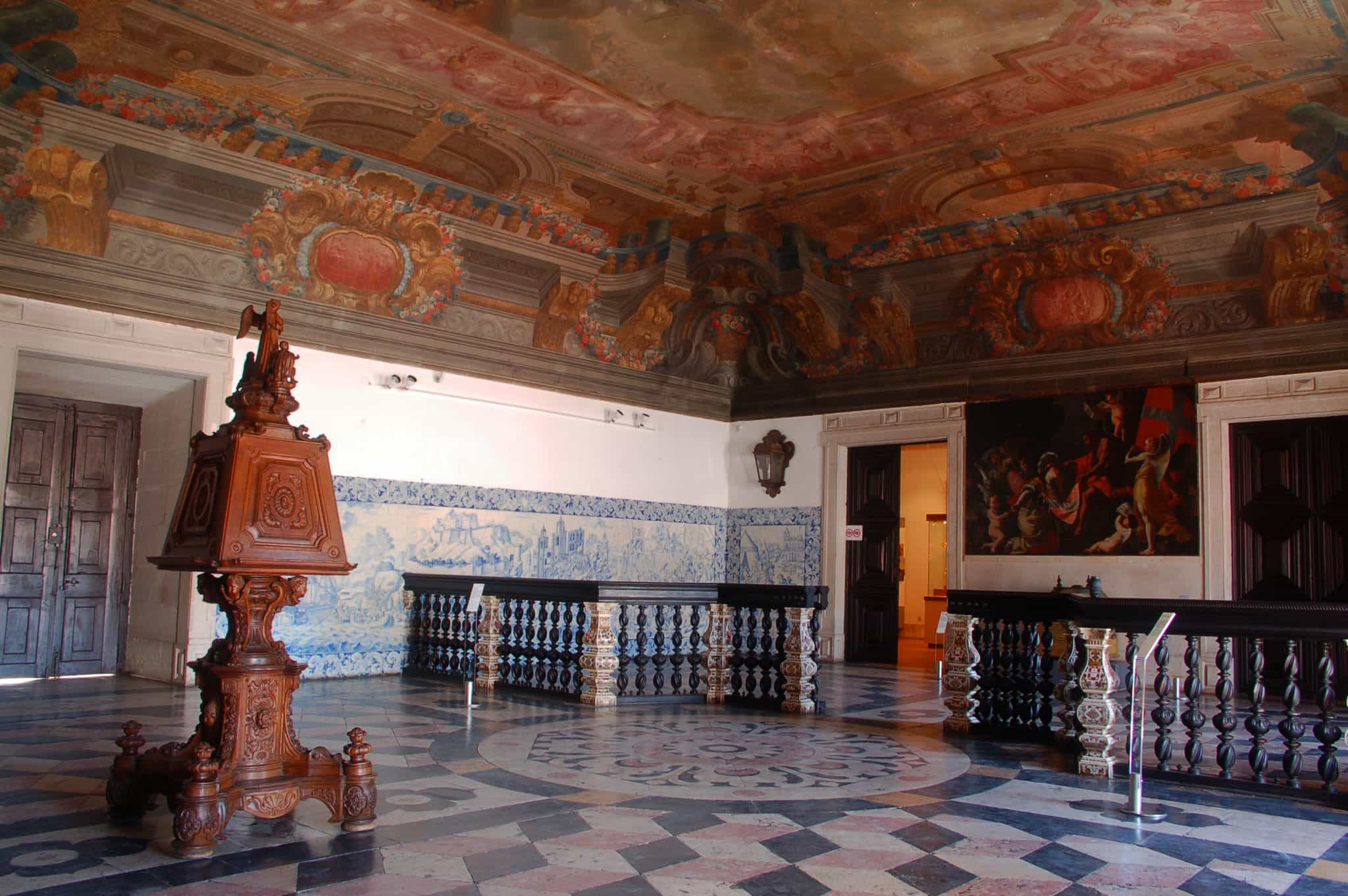 Inside the São Vicente de Fora Monastery