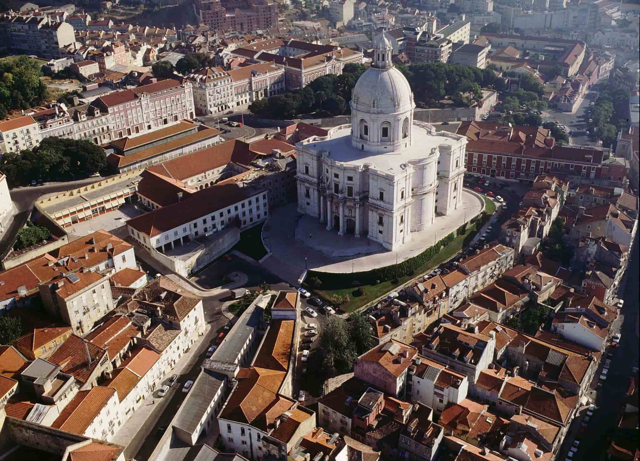 Birds' eys view of the National Pantheon