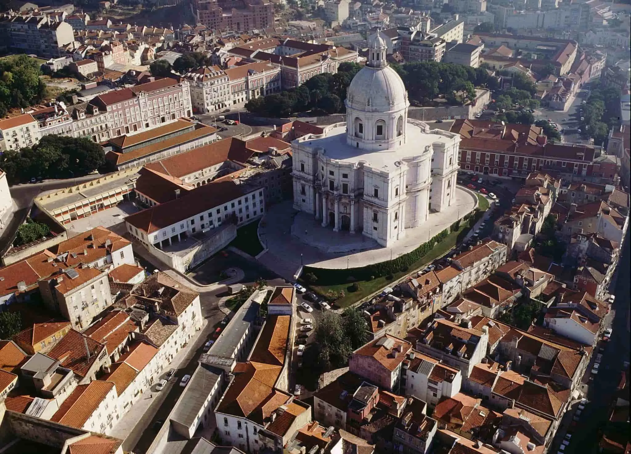 Birds' eys view of the National Pantheon