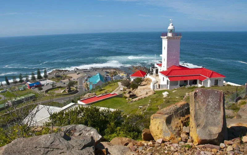 Cape St Blaize lighthouse by the ocean