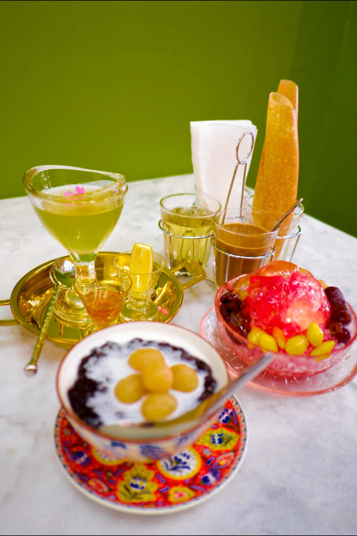 A selection of classic Thai desserts