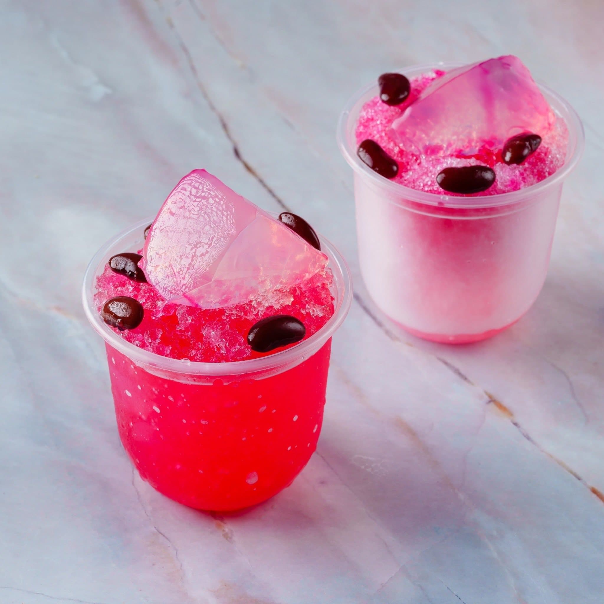 O-Aew made with shaved ice and jelly