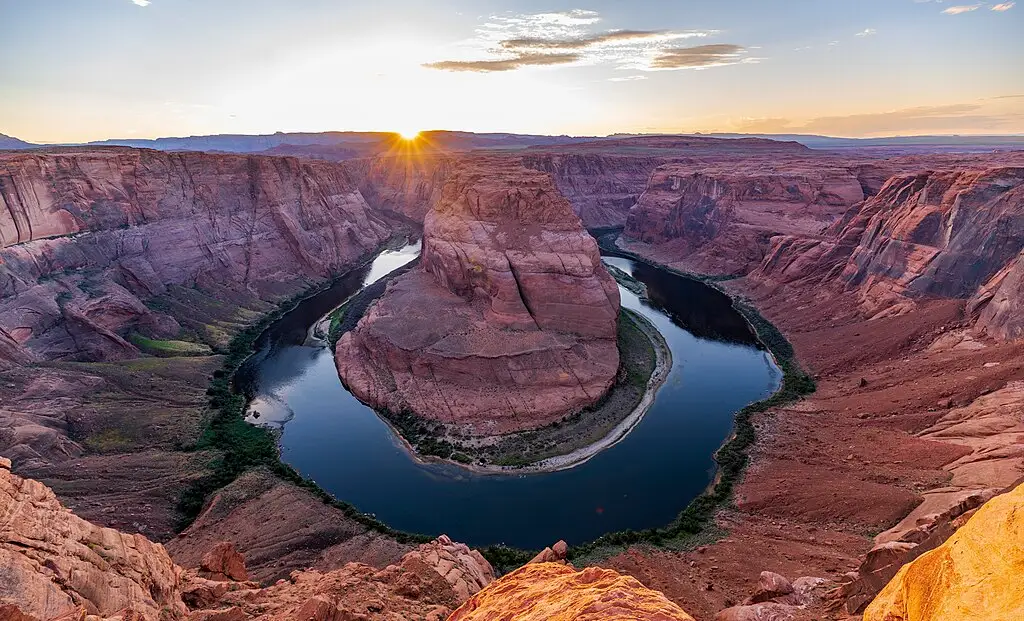 Horseshoe Bend sunset can be the grand finale to your Grand Canyon to Antelope Canyon road trip