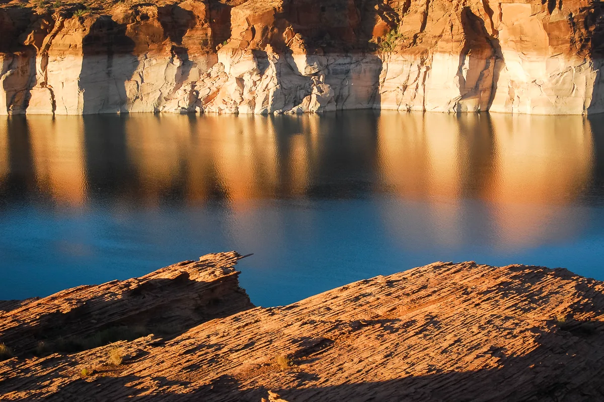 Lake Powell (Glen Canyon Reservoir) view from Antelope Island
