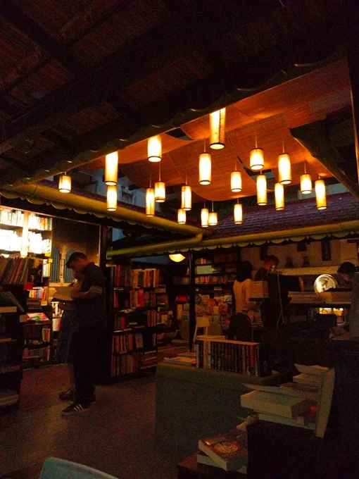 A bookstore cafe in Bangalore, India