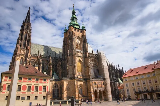 prague castle in the czech republic is located in the lesser town
