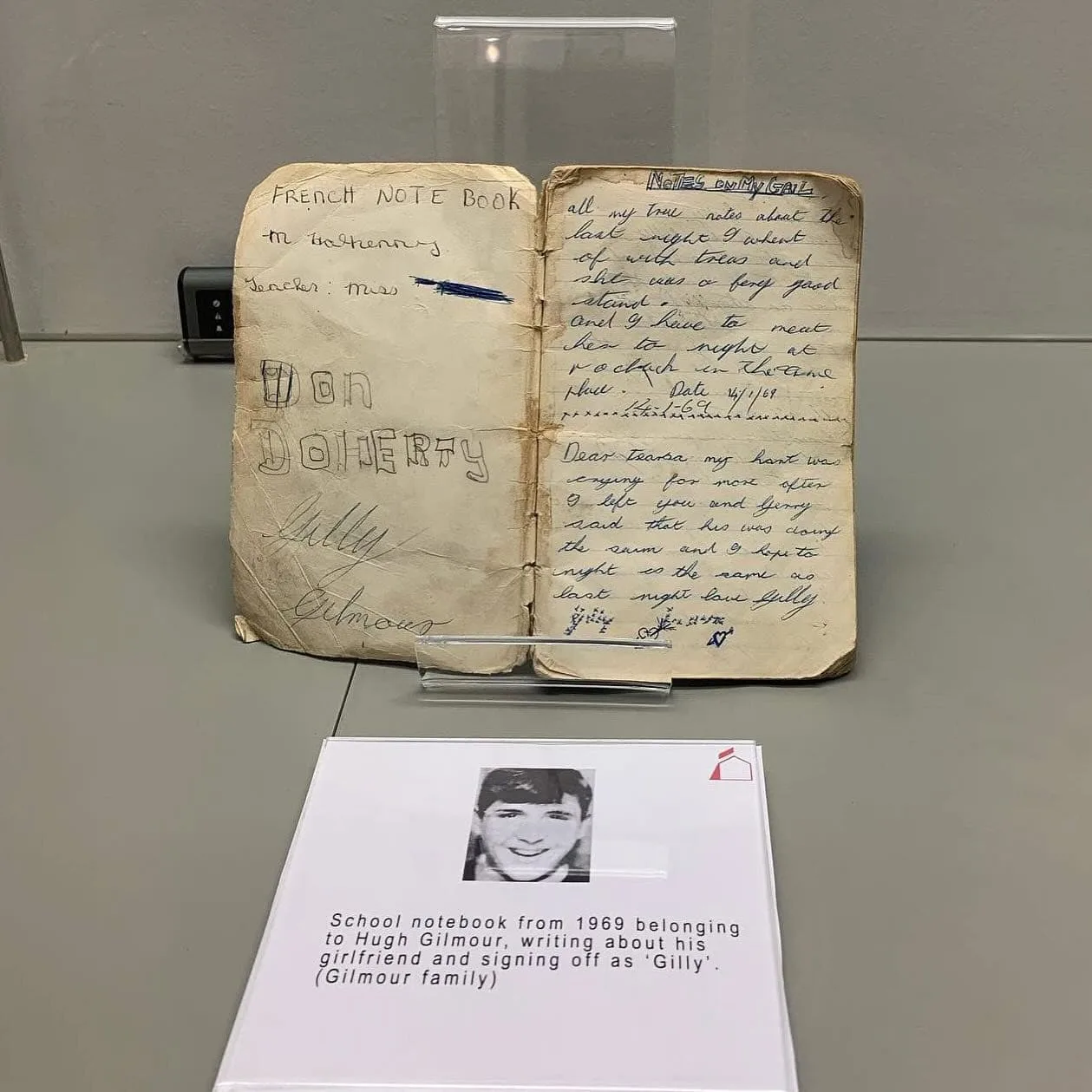 Hand-written diary of Hugh Gilmour