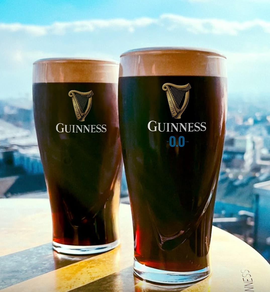An iconic Guinness, including an alcohol-free version