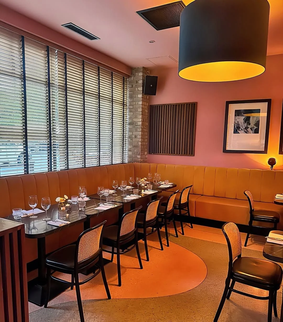 Plush pink and pastel interiors at Lottie's