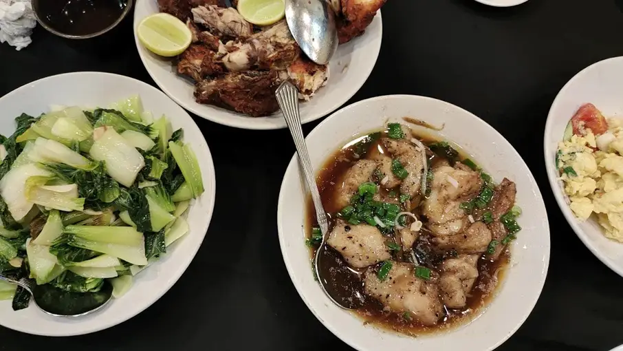 Food at Ling's Pavilion in Mumbai, India