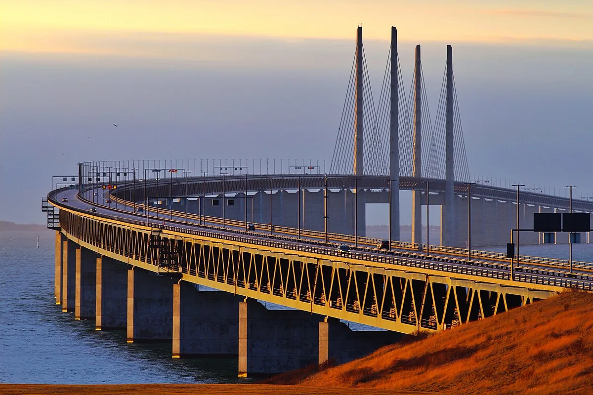 trains use the lower level of the oresund bridge making a copenhagen to malmo day trip easy