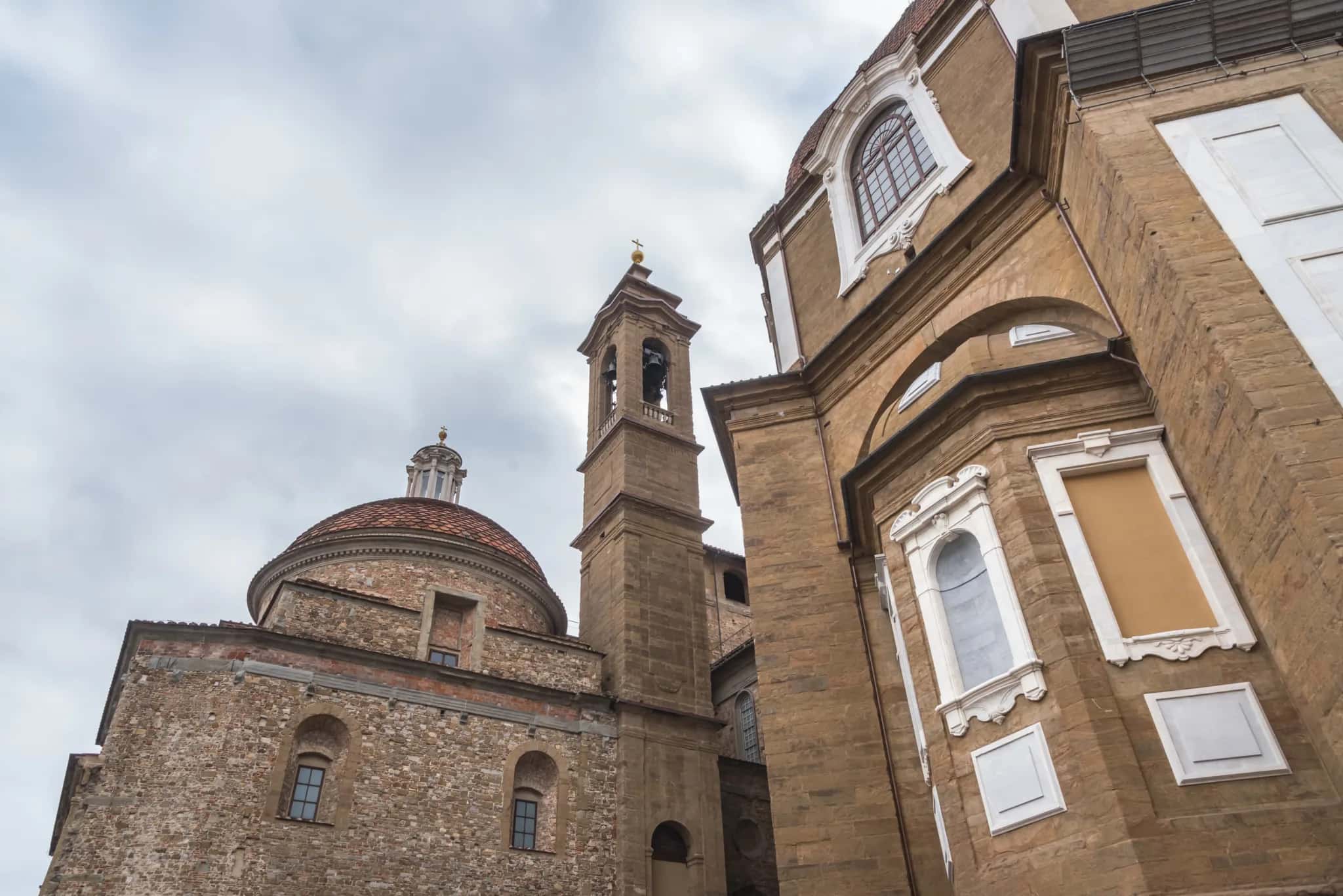 The exteriors of the Medici Chapels