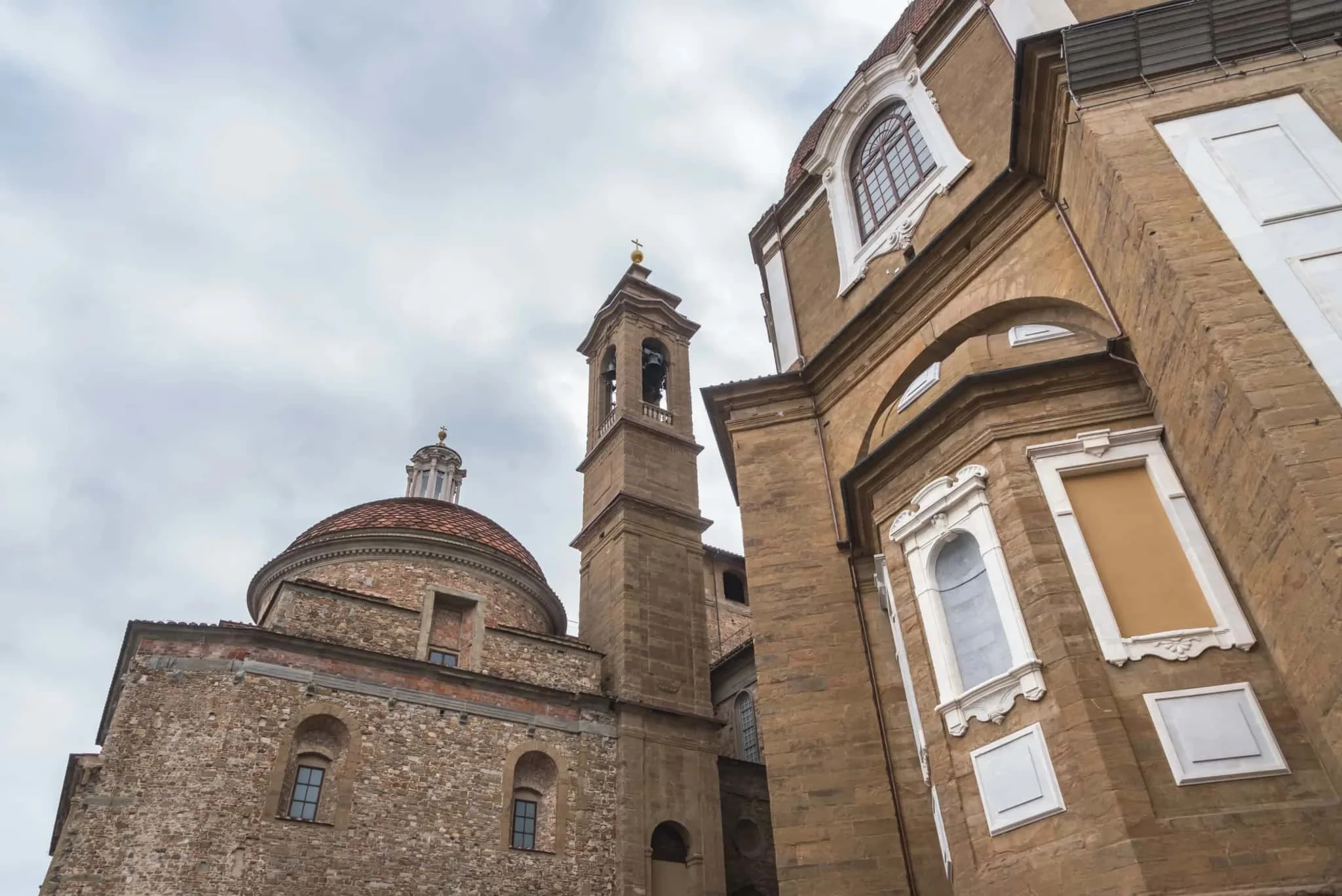 The exteriors of the Medici Chapels