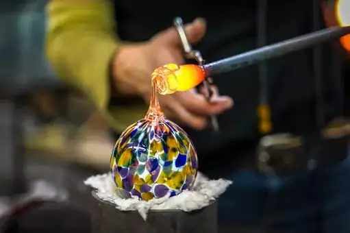 Glassblowing works