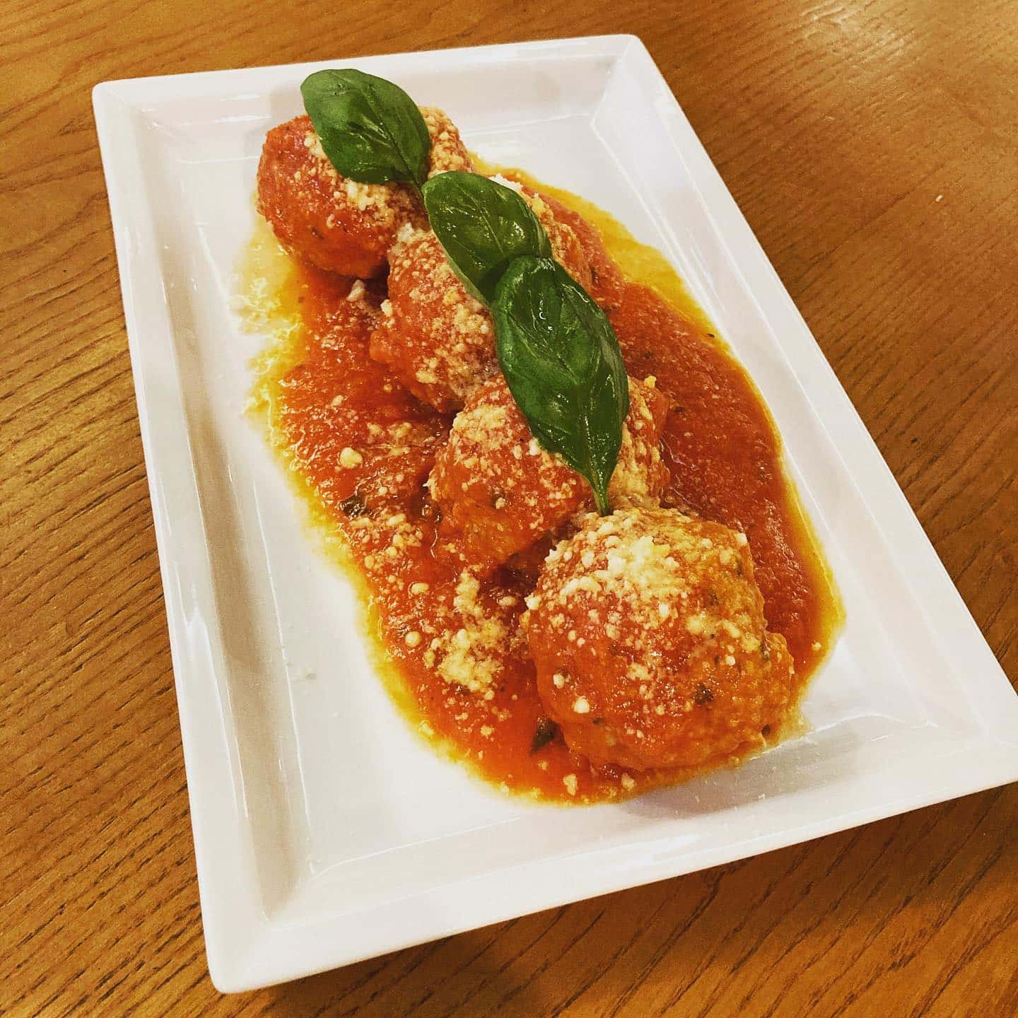 Roman-style meatballs in ragu