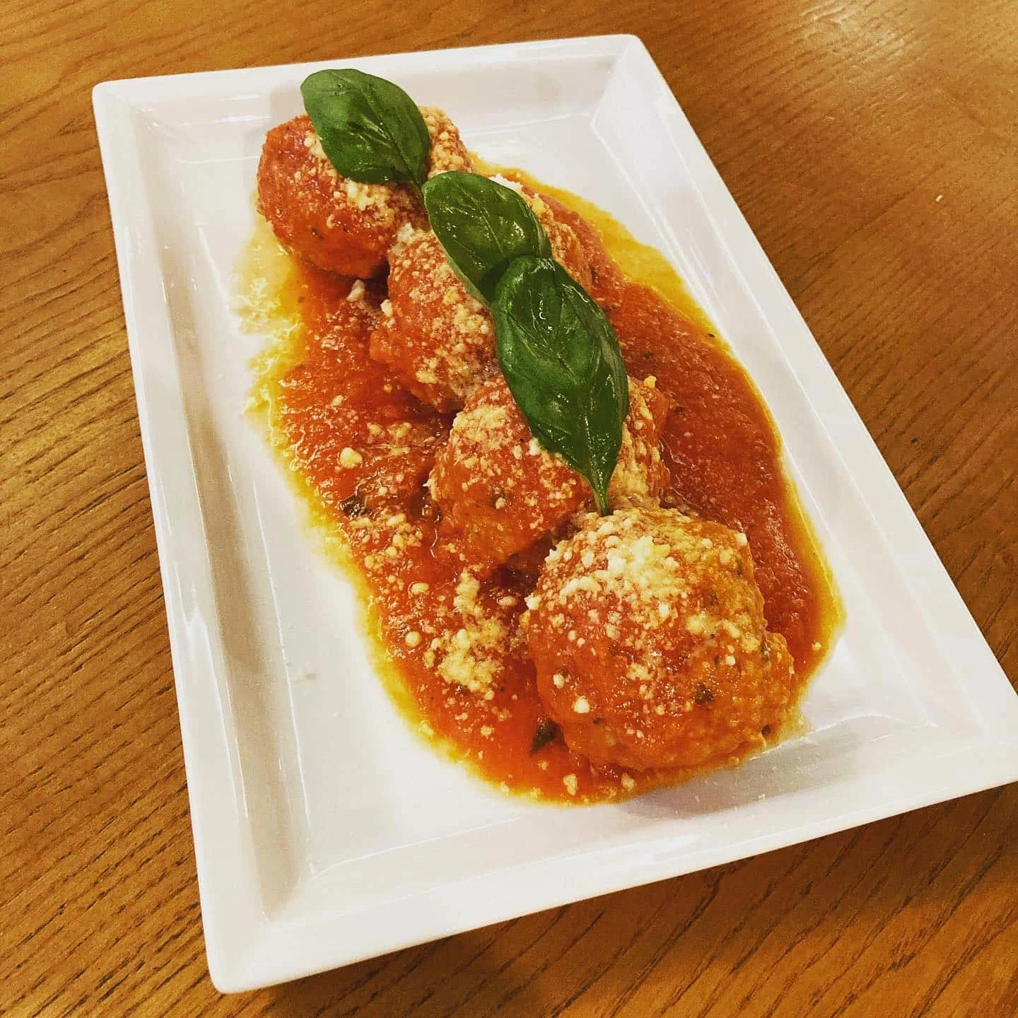 Roman-style meatballs in ragu