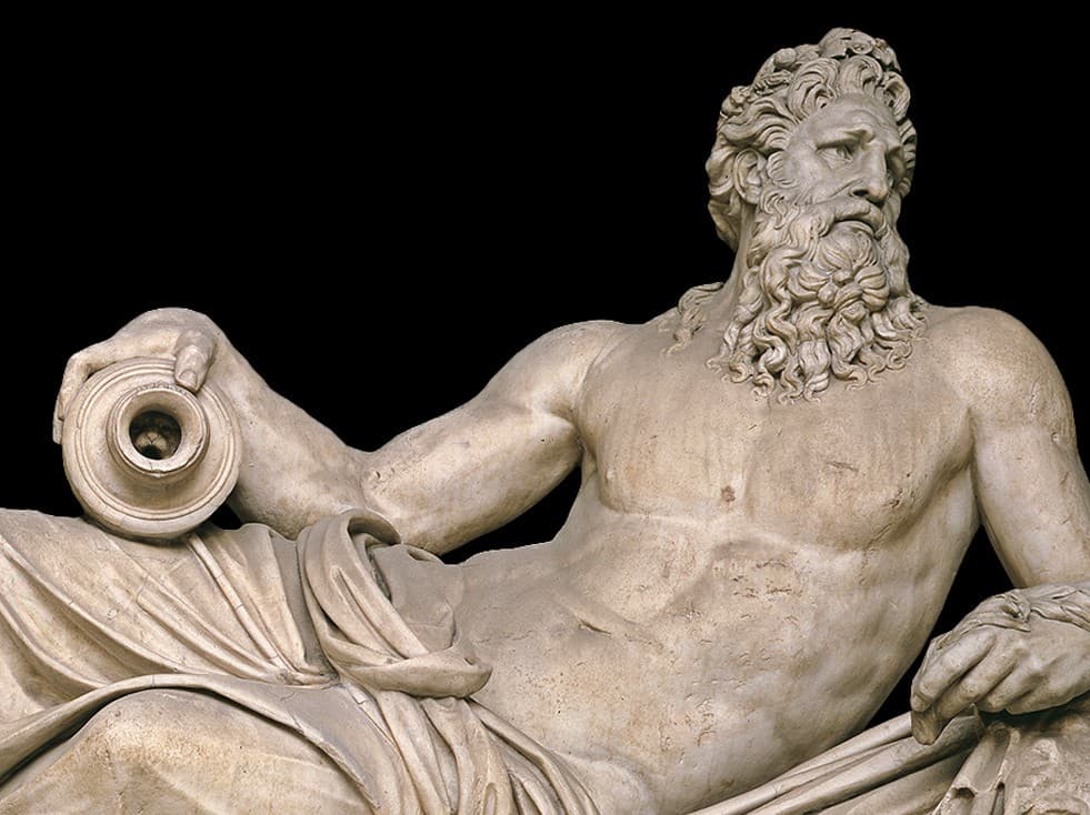 Ancient Roman scultpures at one of the museums within the Vatican City