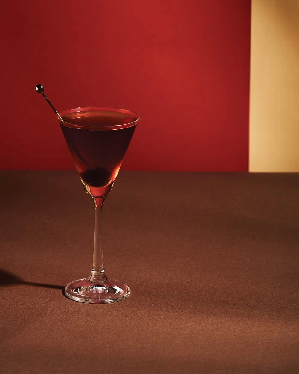 Cherry-infused cocktail
