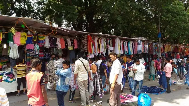 Bazaar road in Bandra, Mumbai, India 