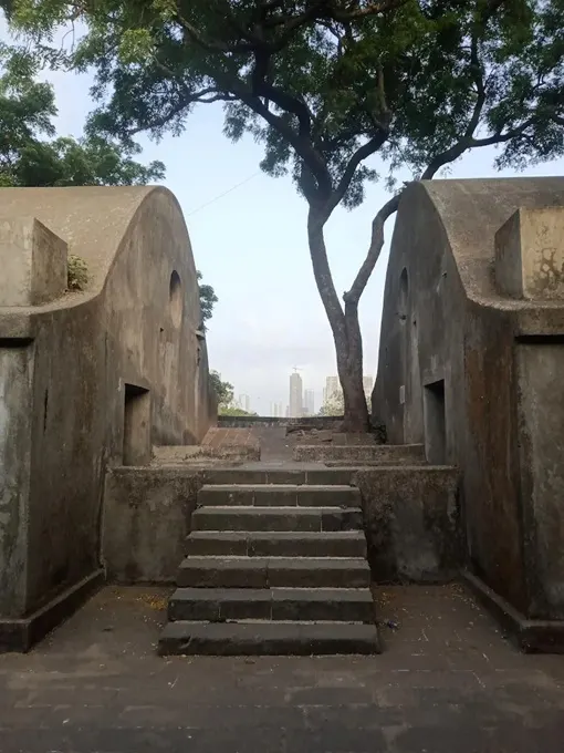 Sewri Fort in Mumbai, India