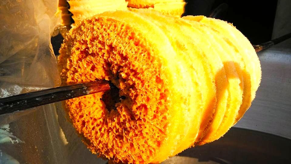 Ghevar, a popular dessert in Jaipur, India