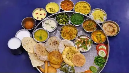 A lavish thali in Mumbai, India
