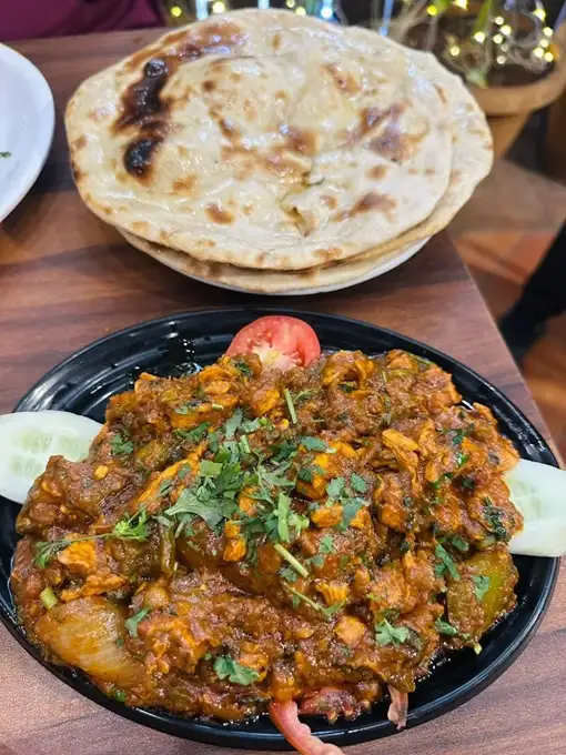 Spiced scrambled eggs at a popular cafe in Mumbai, India
