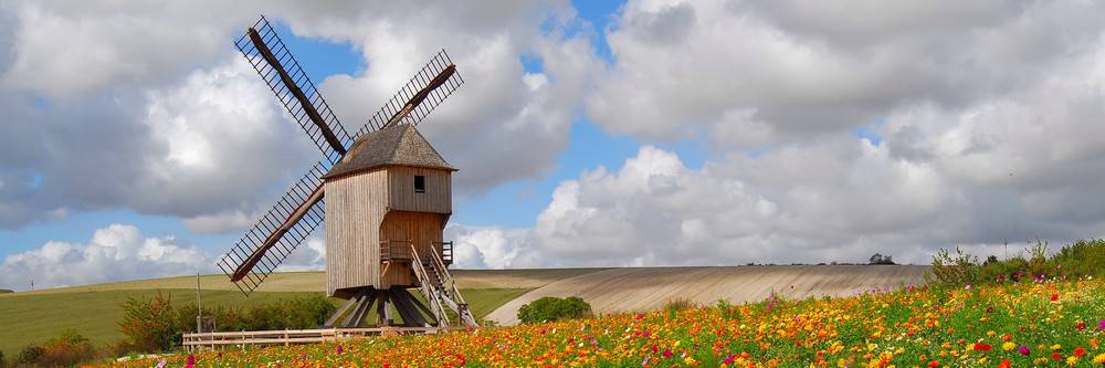 le moulin de dosches is a windmill near troyes aube france