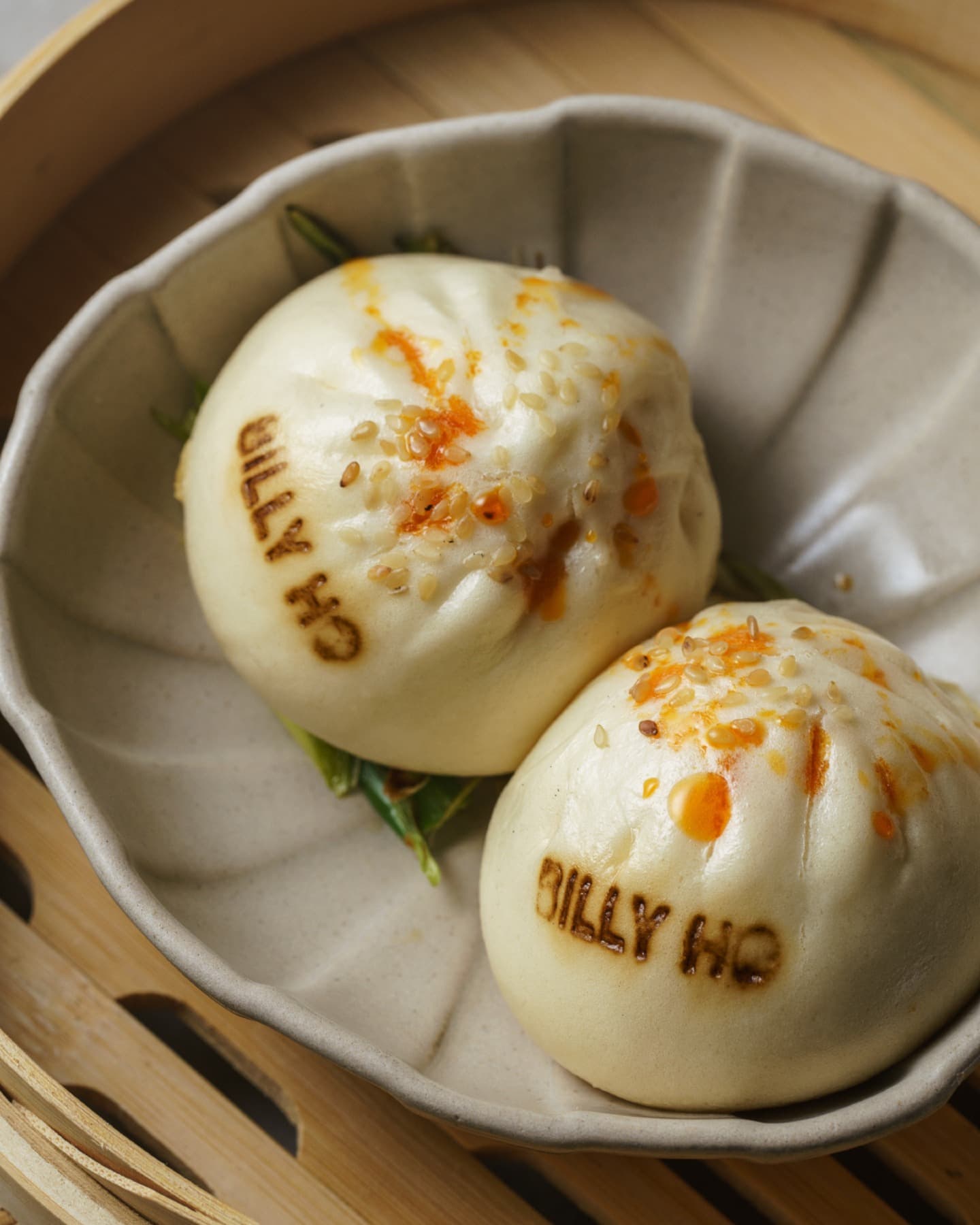Crab bao buns