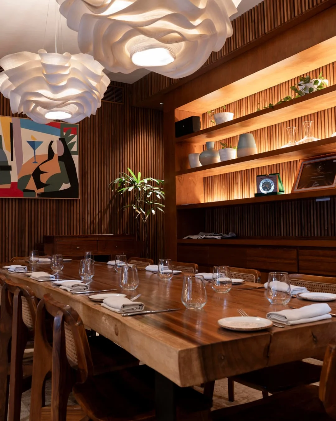The interiors at Amici make all the difference