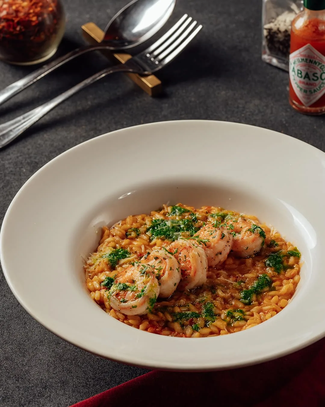 Prawn risotto