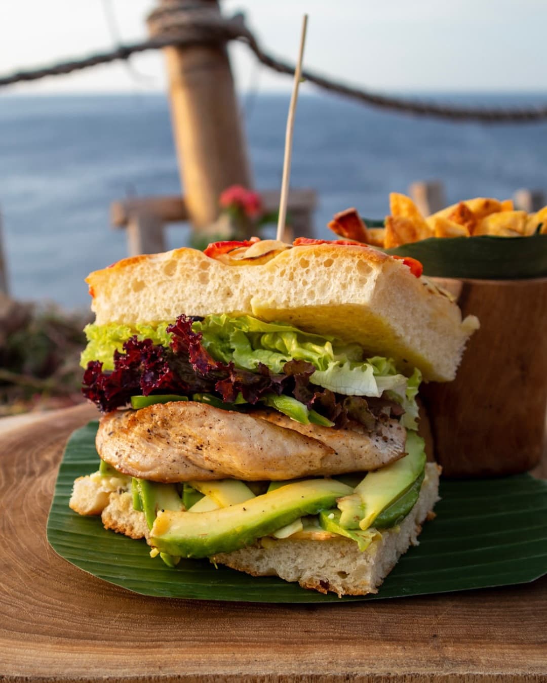 Chicken and avo sarnie