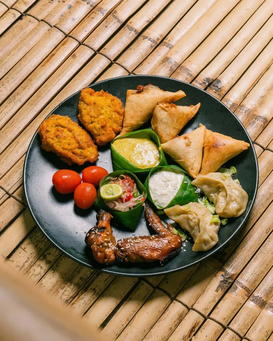 A selection of classic Indonesian street food bites