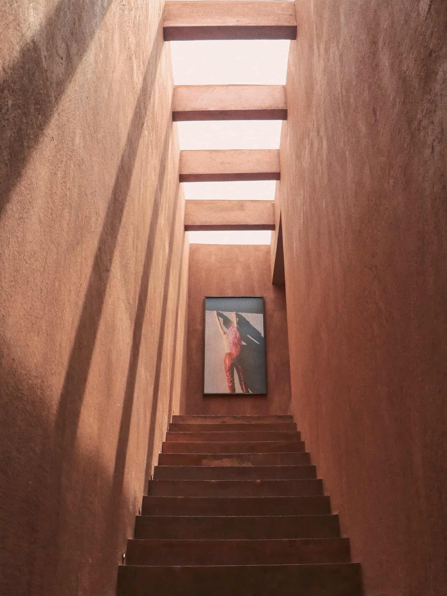 Terra-cotta staircase
