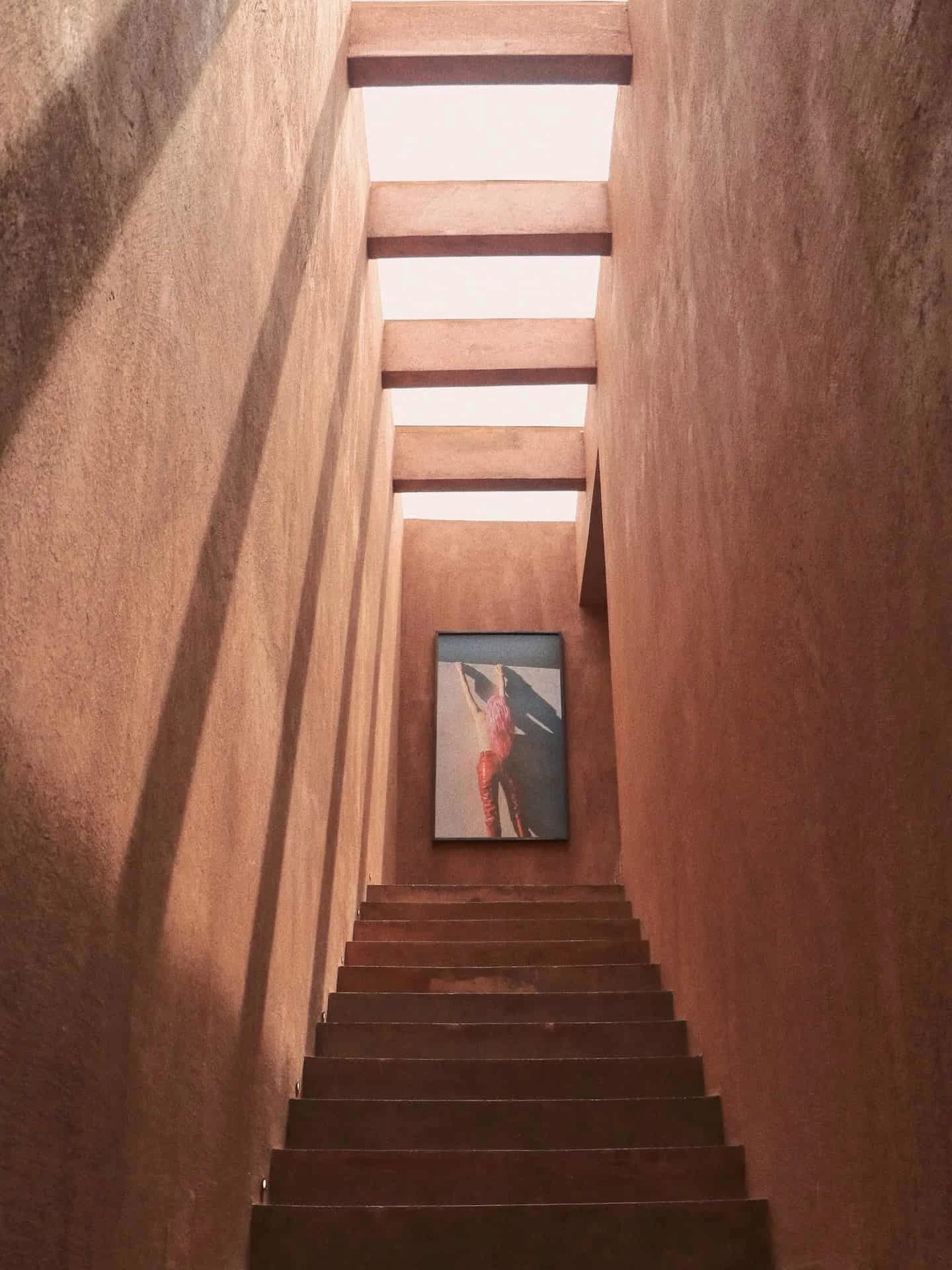 Terra-cotta staircase