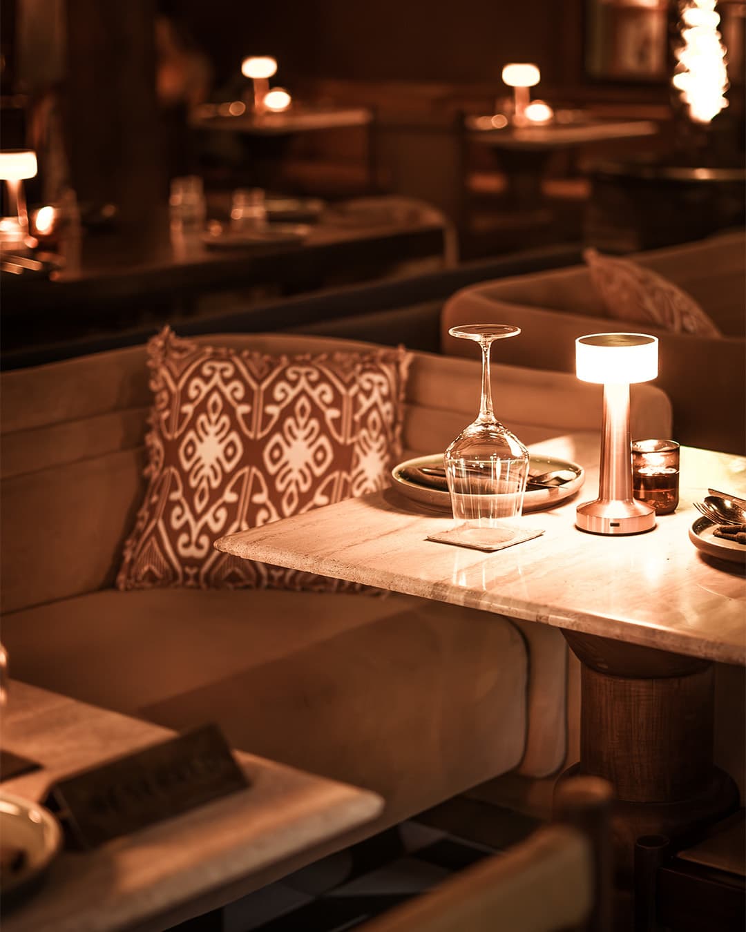 The interiors at Muda