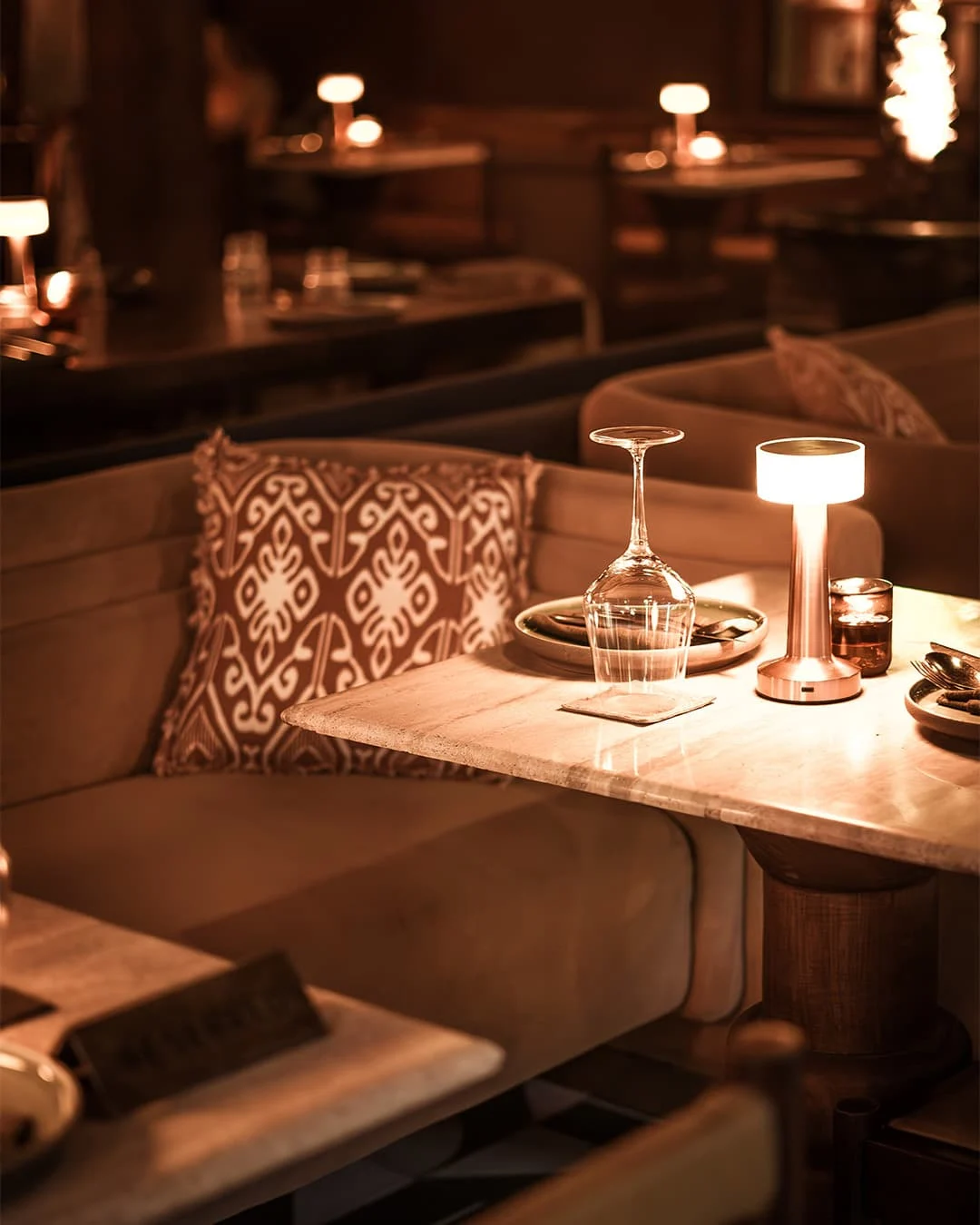 The interiors at Muda