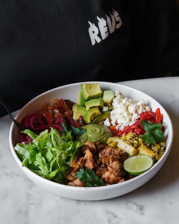 Deconstructed burrito bowl