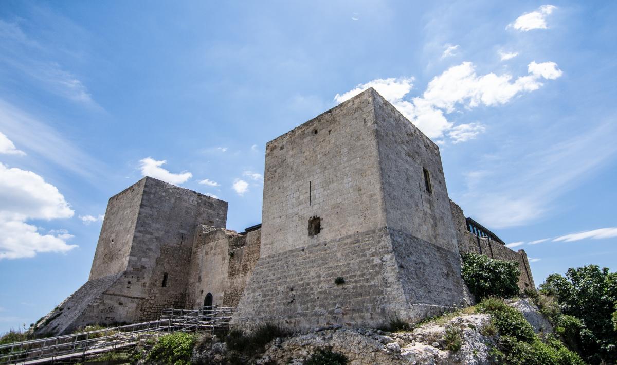 the castle of san michele on a hillside in cagliari sardinia italy
