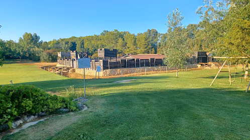 castrum romano park is a reconstruction of a roman garrison near sassari sardinia italy