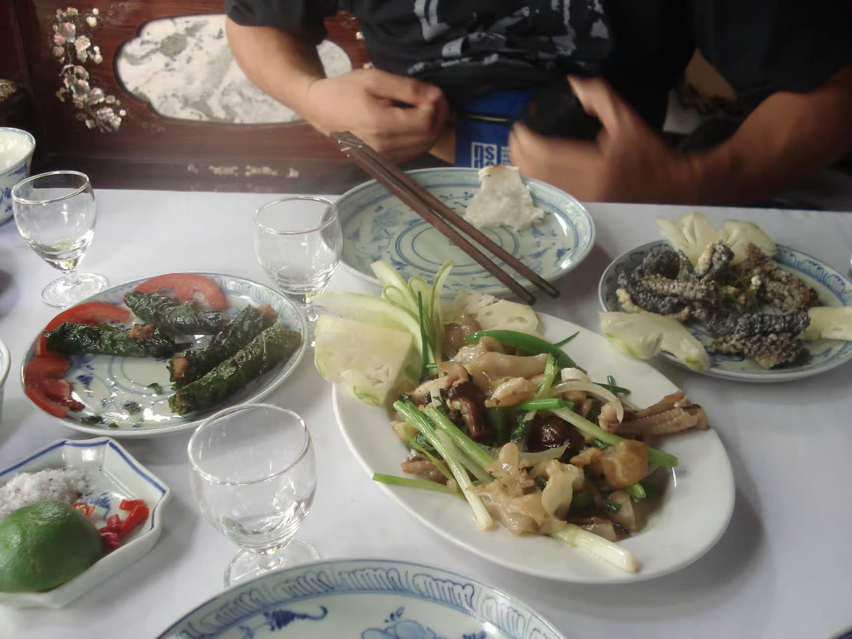Snake meat served as traditional Vietnamese cuisine