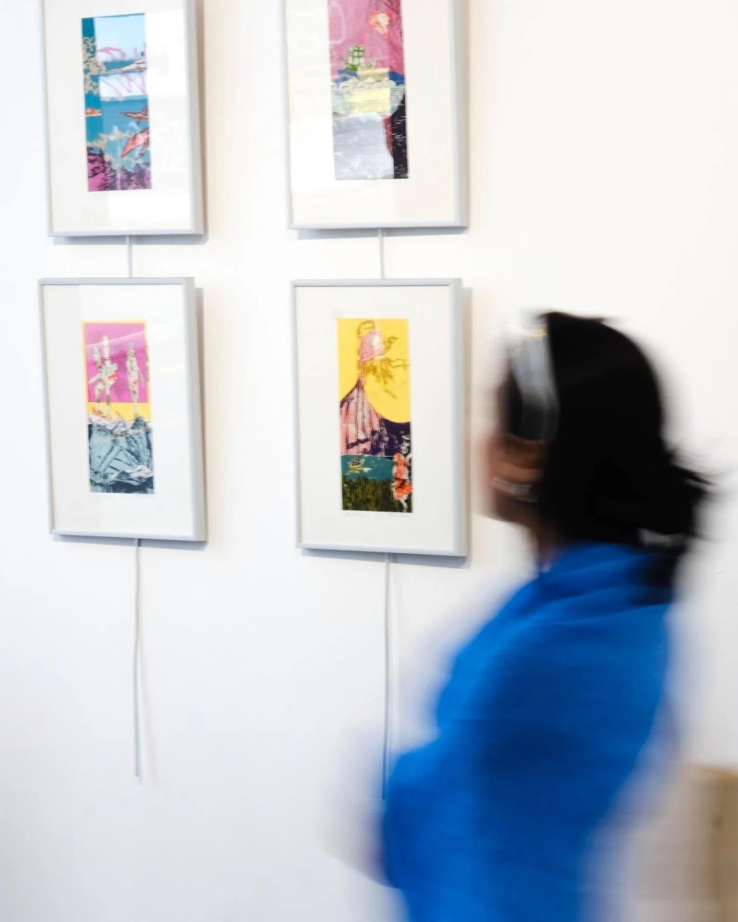 Exhibition on the wall at 59 rivoli